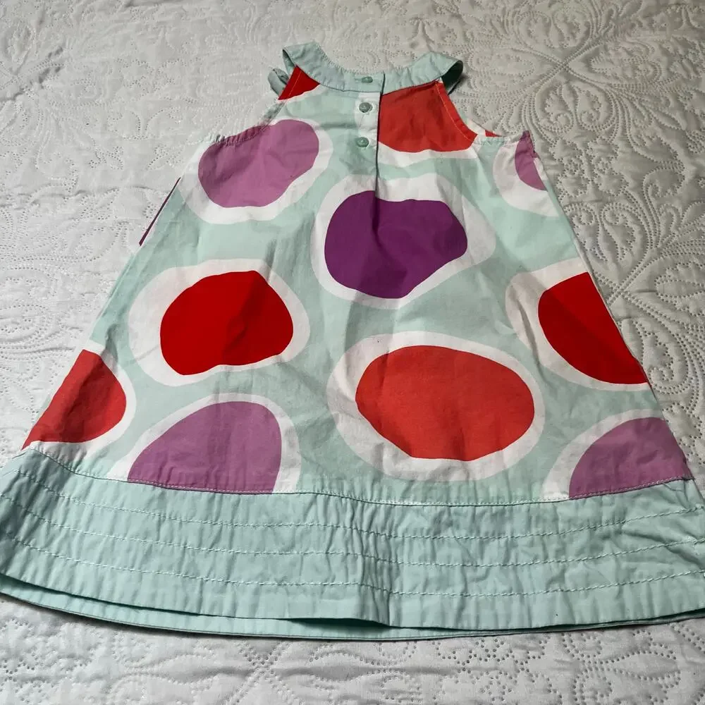 Gymboree Pastel Dot Bow Dress Size 3T